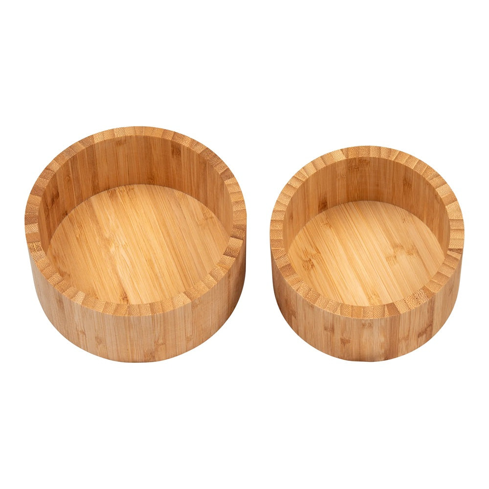 boites rangement bambou pour cuisine salle de bain ou bureau