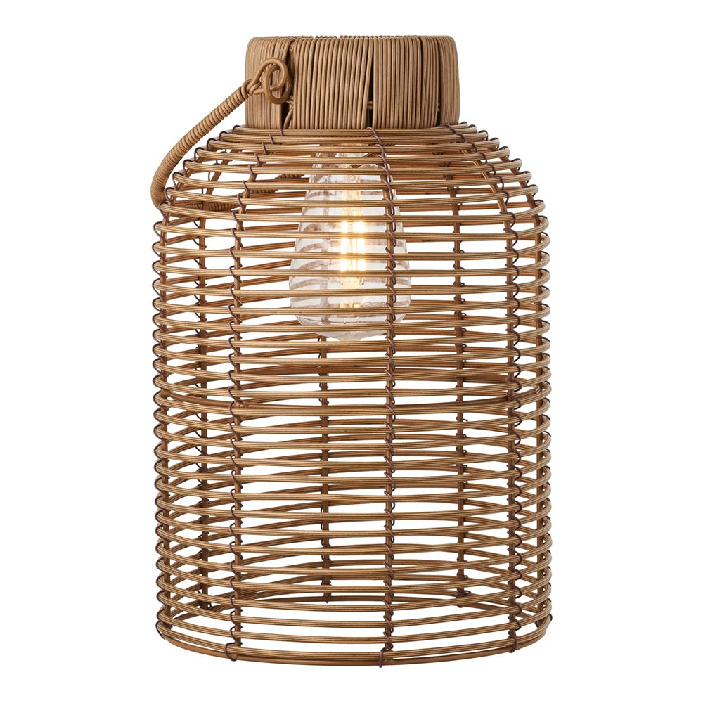 lanterne solaire LED tressée pour decoration exterieure