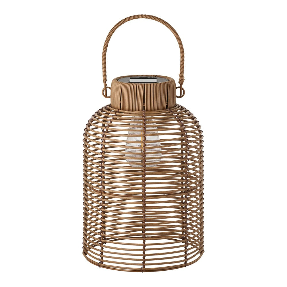 lanterne solaire decorative style tresse pour terrasse ou balcon